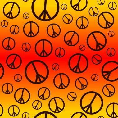 Peace Symbol Background clipart