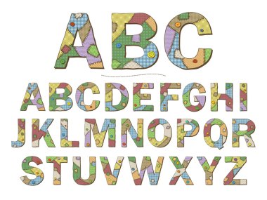 patchwork yazı tipi