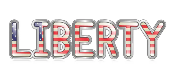 Liberty Banner — Stock Vector