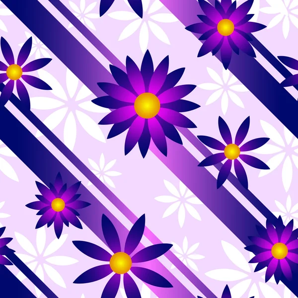 Lila Blume Hintergrund — Stockvektor