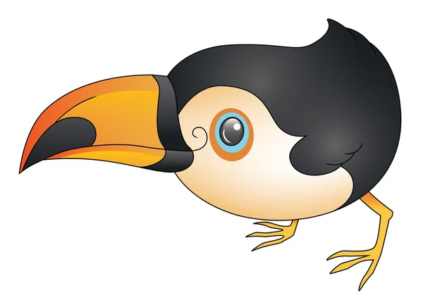 Toucan accroupi — Image vectorielle