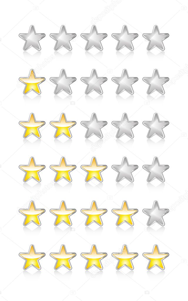 Glossy Rating Stars