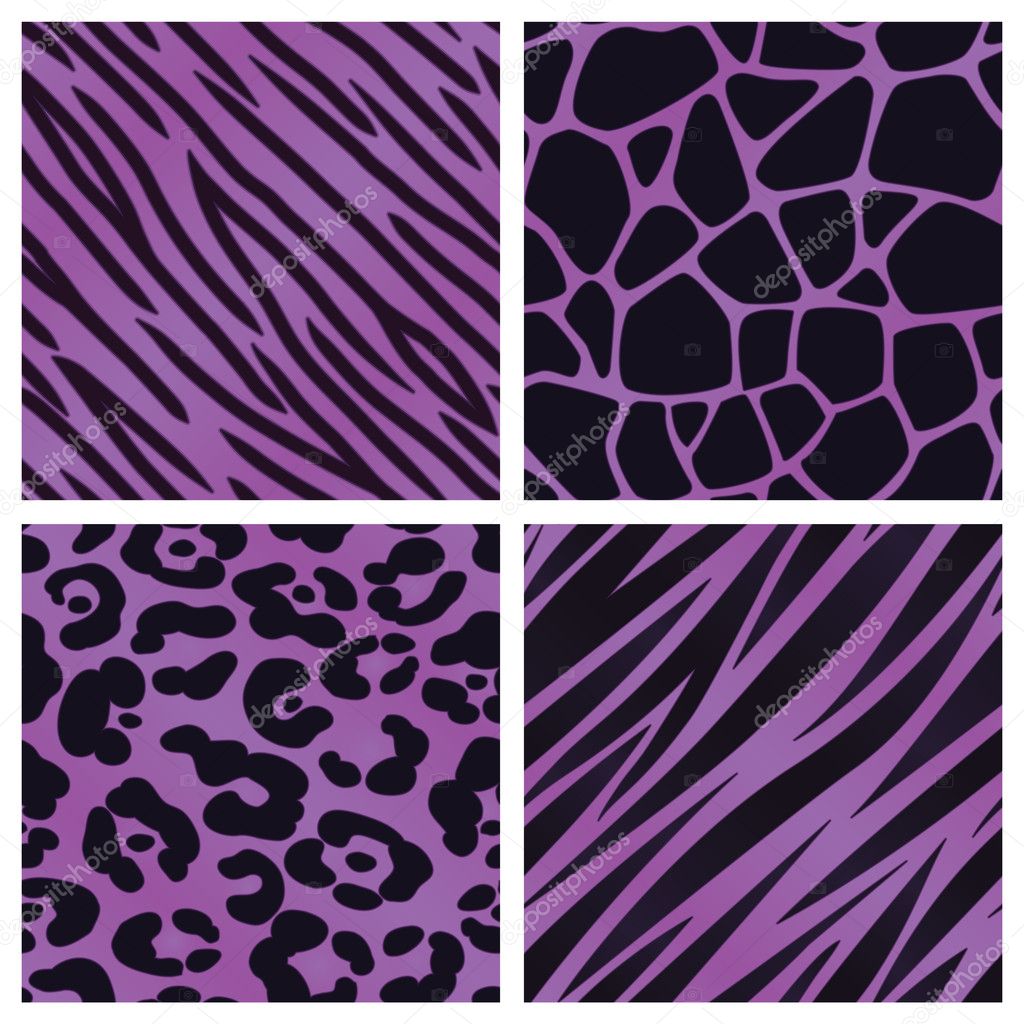 Violet Animal Print Backgrounds