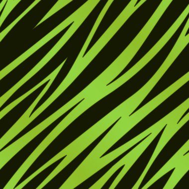 Yeşil zebra baskı
