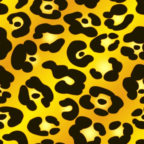 Gold Jaguar Print — Stockvektor