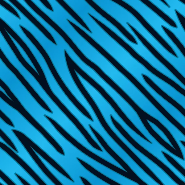 Imprimer tigre bleu — Image vectorielle