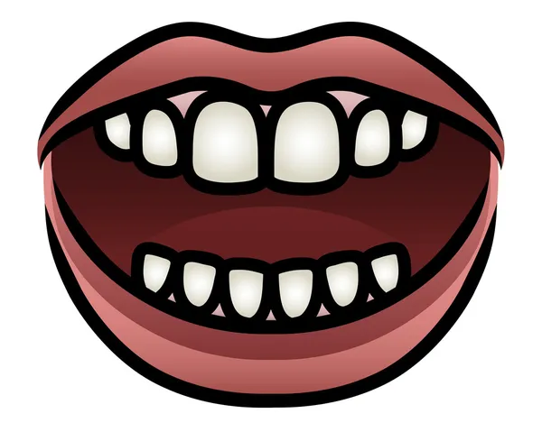 Открытый рот — стоковый вектор
