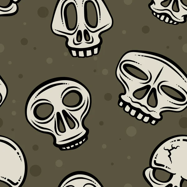 Halloween Skull Backdrop — Stock Vector