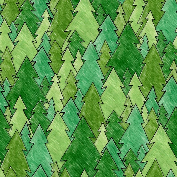 森林パターン — ストック写真