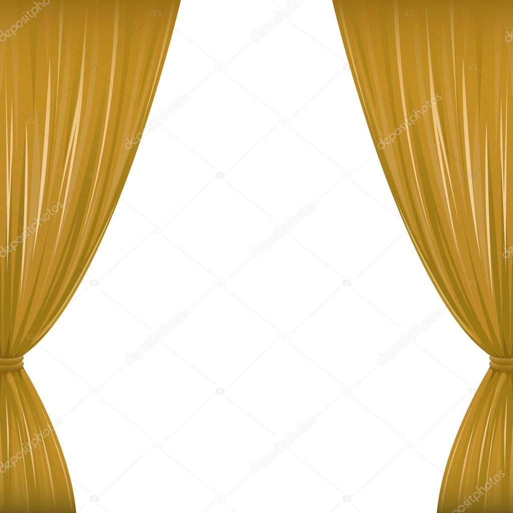 Brown Curtains