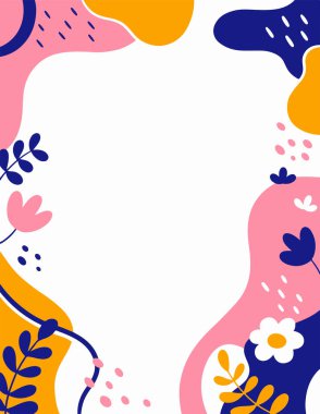 Şirin çiçek arkaplanının tasviri