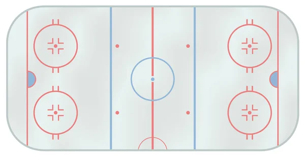 Hielo Hockey Rink — Archivo Imágenes Vectoriales