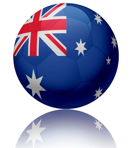 Bola bandera de Australia — Foto de Stock