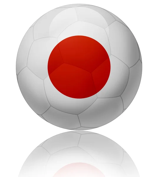 Japonsko vlajka míč — Stock fotografie