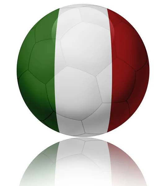 İtalya bayrağı topu — Stok fotoğraf