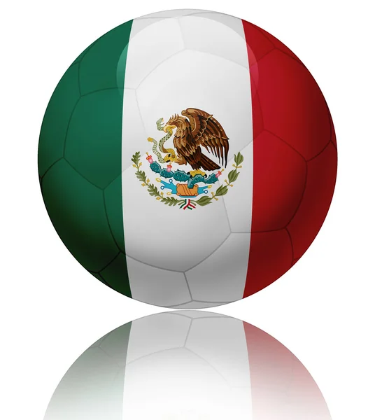 Bola bandeira do México — Fotografia de Stock