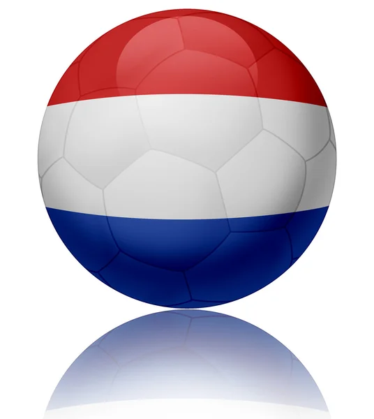Nizozemsko vlajka míč — Stock fotografie