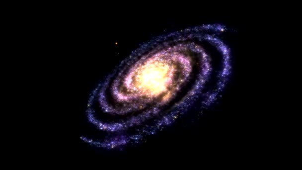 Galaxy - döngü — Stok video
