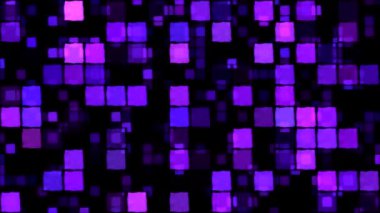 parlayan kareler arka plan - loop, mor