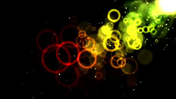 Cercles colorés abstraits - Boucle 