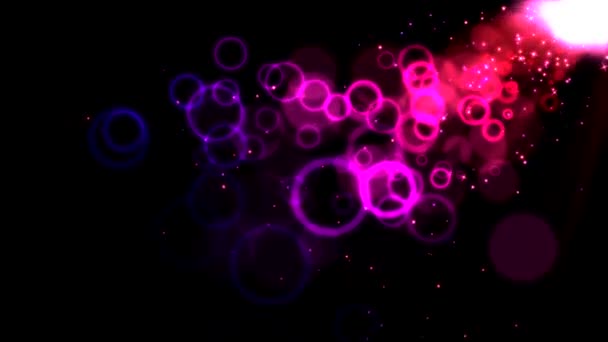 Cercles colorés abstraits - Boucle 