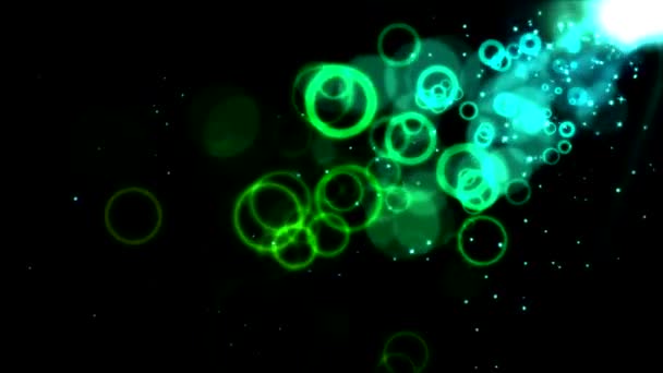 Cercles colorés abstraits - Boucle 