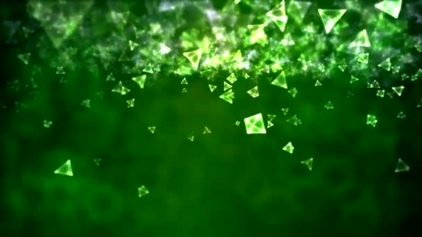 Абстрактний трикутник Тло анімації - петля — стокове відео