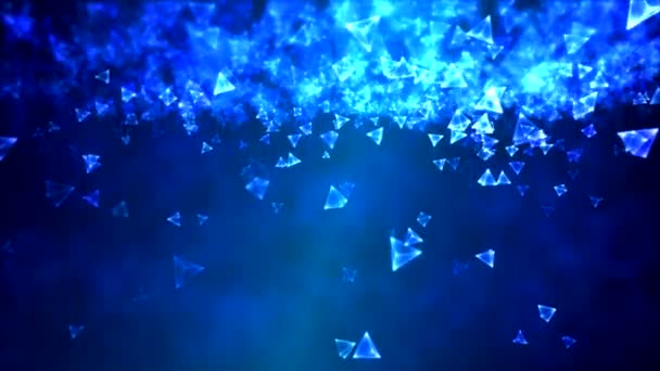 Animation abstraite du fond du triangle - Boucle 