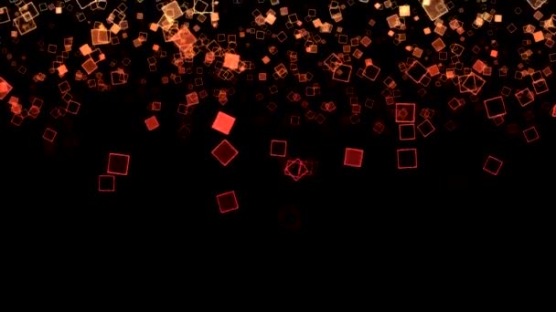 Abstract Falling Squares Background Animation - Loop — Stock Video