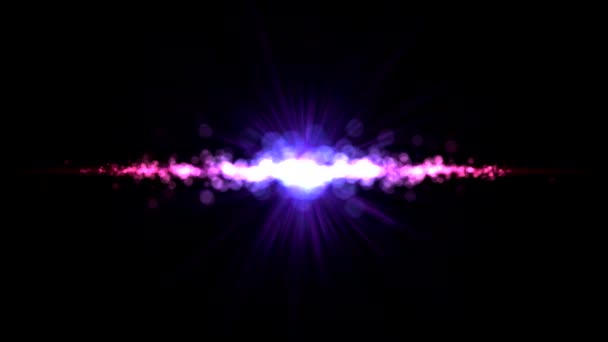 Animação de luz de partícula abstrata - Loop — Vídeo de Stock