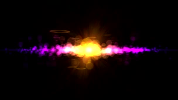 Abstrakt partikel ljus animation - slinga — Stockvideo