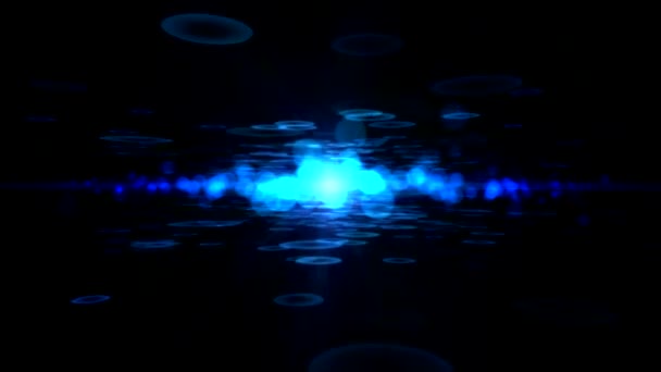 摘要粒子光动画闭环 — 图库视频影像