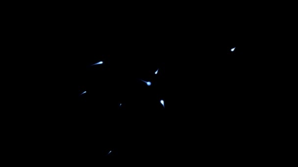 Explosion de particules abstraites 