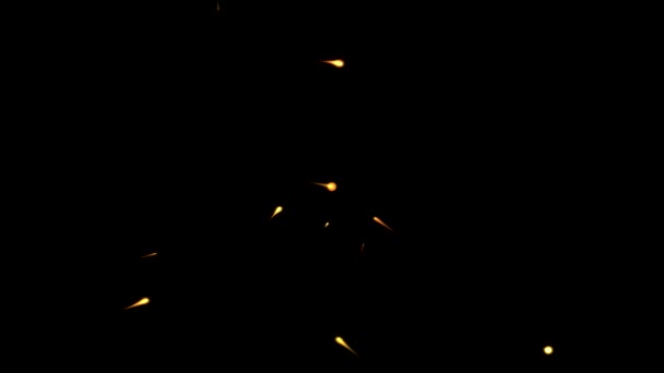 Explosion de particules abstraites 