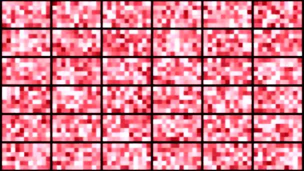 Parede de luzes Pixel - Loop — Vídeo de Stock