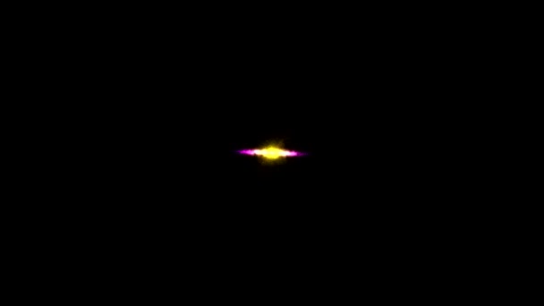 Animation abstraite de la lumière particulaire 