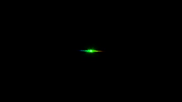 Animation abstraite de la lumière particulaire 