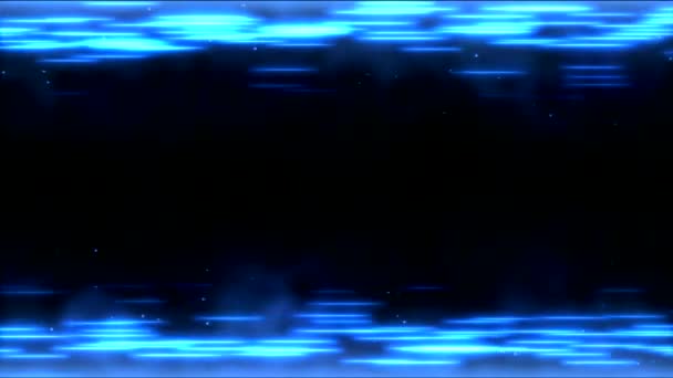 Animation Lignes Lumineuses - Boucle Bleu — Video
