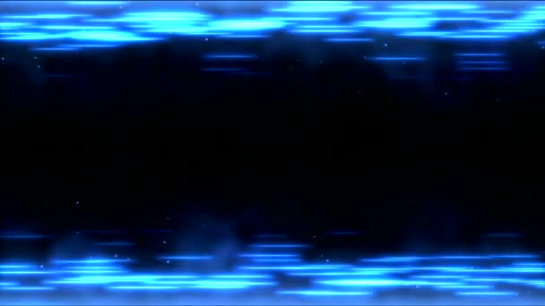 Animation Lignes Lumineuses - Boucle Bleu 