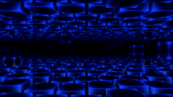 Résumé Blocs mobiles Arrière-plan - Loop Blue 