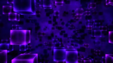 küpleri animasyon - loop purple abstract