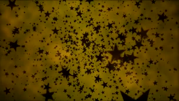 黑色的星状颗粒闭环 — 图库视频影像
