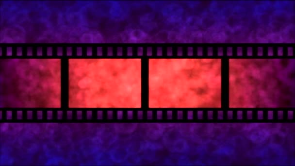 Film Partikel Hintergrund Animation - Schleife lila — Stockvideo