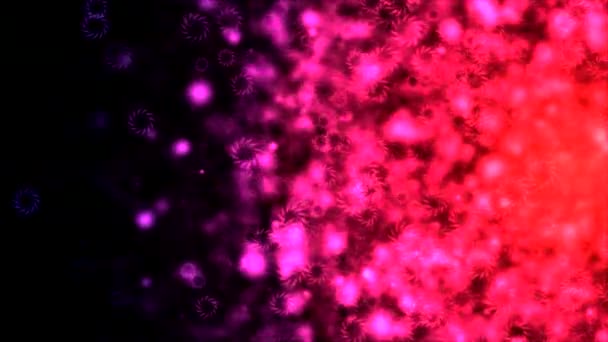 Fond de particule coloré - Boucle Rouge 