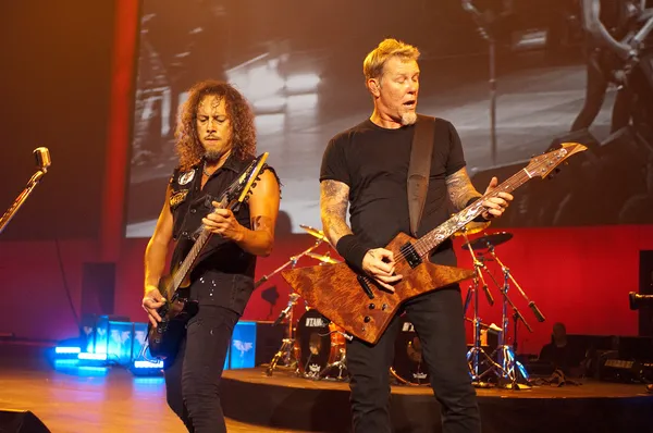 Metallica w moscone center 2011 — Zdjęcie stockowe