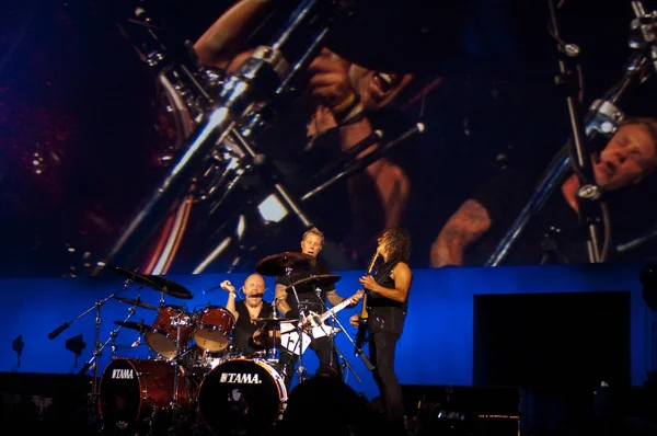 Metallica в центр Moscone 2011 — стокове фото