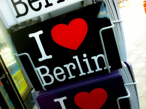 Én szeretem a Berlin — Stock Fotó