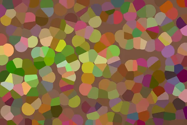 Абстрактные Большие Многоцветные Точечные Круги — стоковое фото