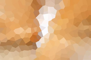 Soyut turuncu, kahverengi ve beyaz kristal karışımı