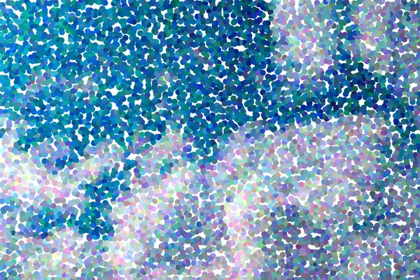 Pointillisme Bleu Abstrait Avec Grandes Taches Blanches Modèle Ciel — Photo